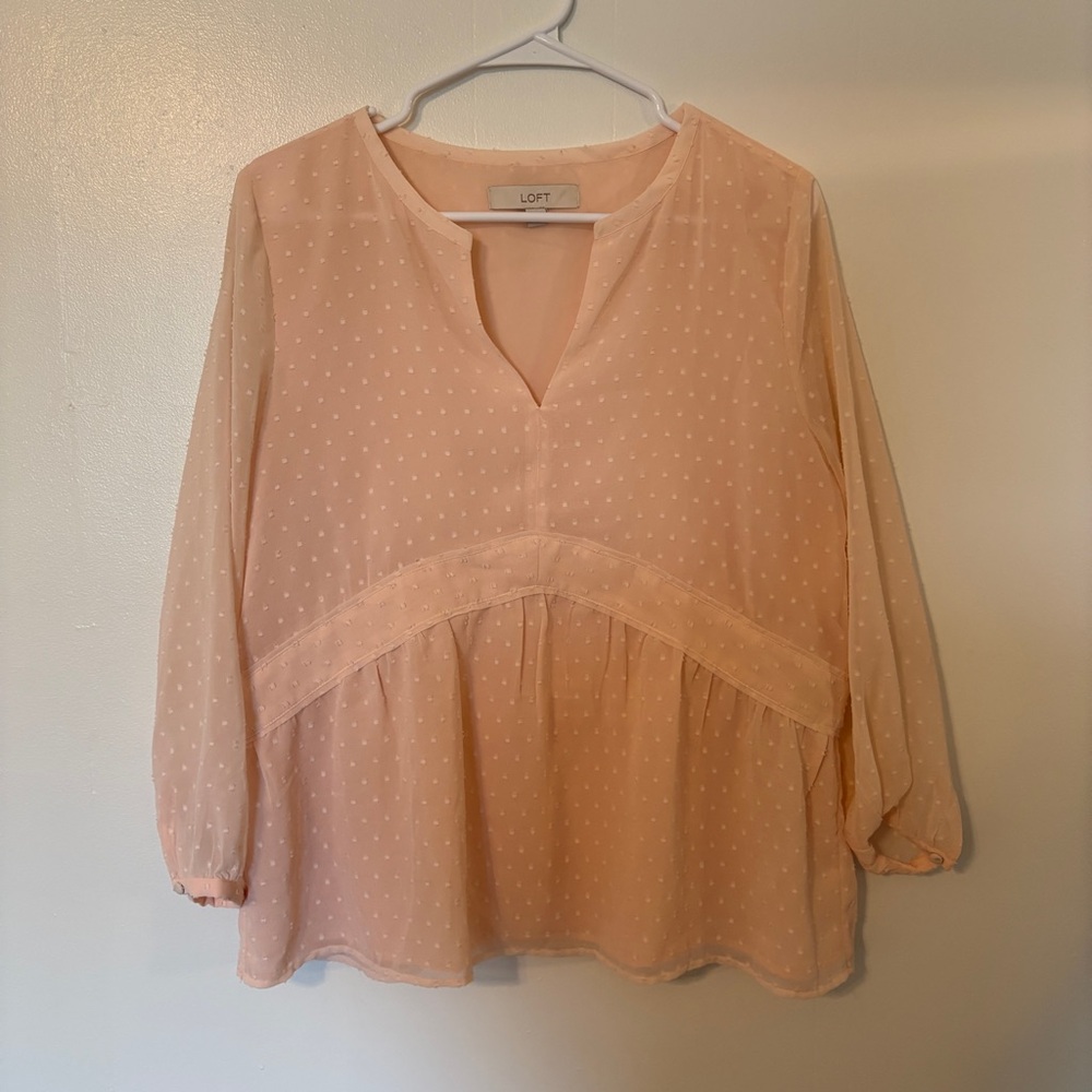 Soft Pink Loft Blouse